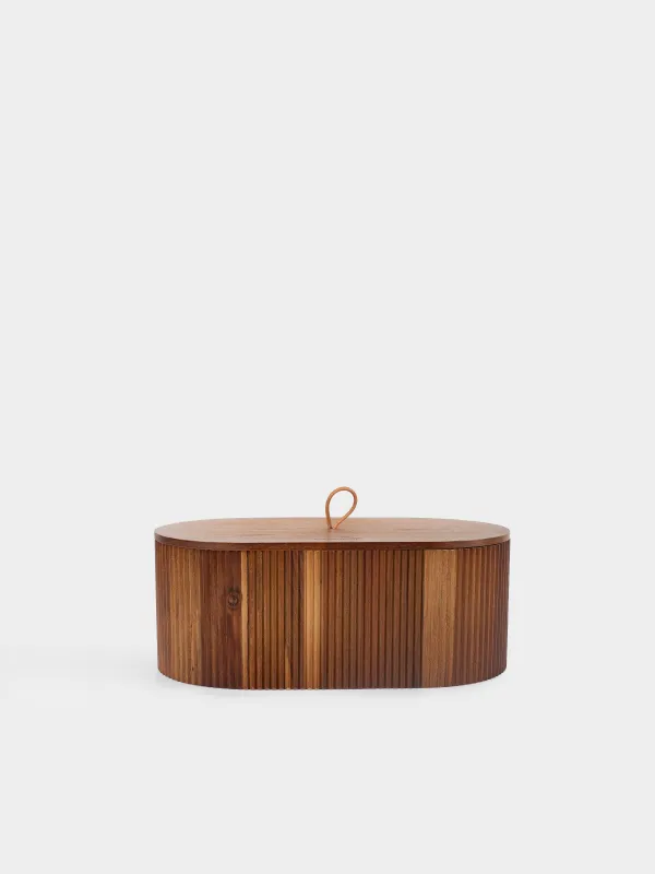 Хлебница, 33х18х13 см, дерево, овальная, Noble flow, image-0