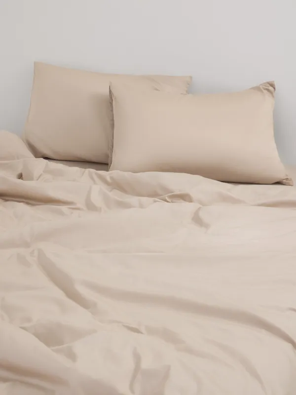 Простыня, 245х270 см, сатин 300 ТС, песочная, Satin, image-2