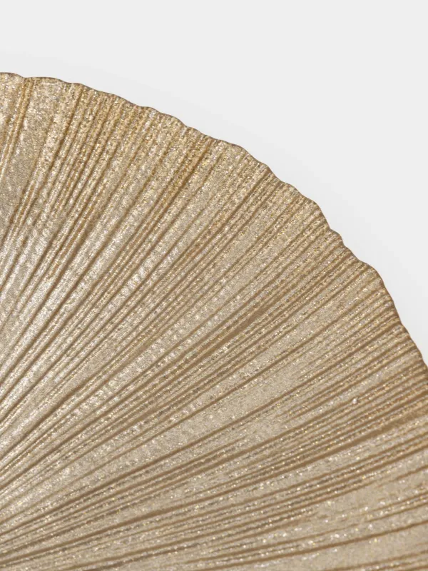 Тарелка обеденная, 28 см, стекло, шампань, Angle, image-1