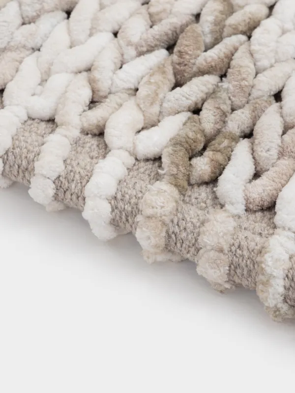 Коврик, 50х80 см, противоскользящий, Косичка, Cosy, image-1