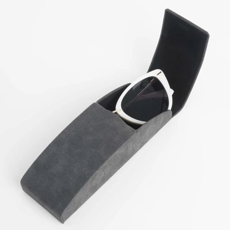 Футляр для очков, 15x5 см, полиуретан, темно-серый, Rock, image-4