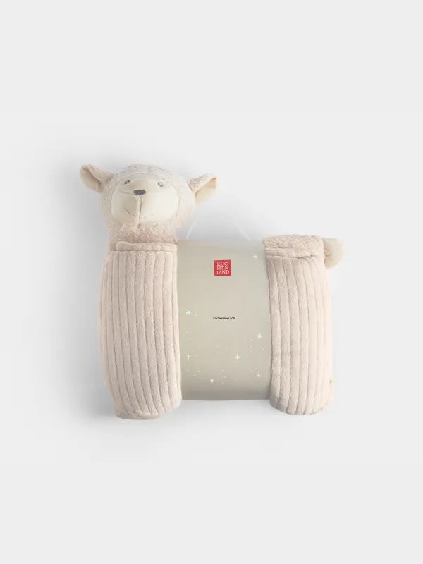 Плед с подушкой, 130х150 см, Овечка, Plush animals, image-7