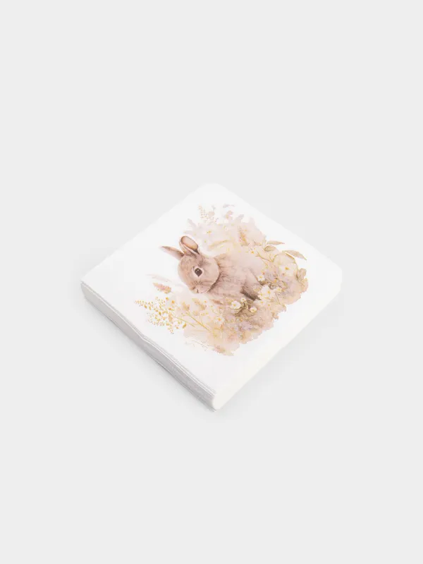 Салфетки бумажные, 33х33 см, 20 шт, Easter, image-1