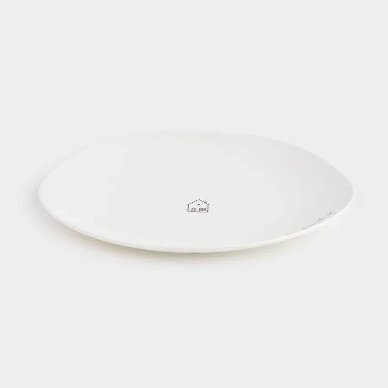 Тарелка закусочная, 21 см, фарфор P, белая, Дом, Amour, image-3