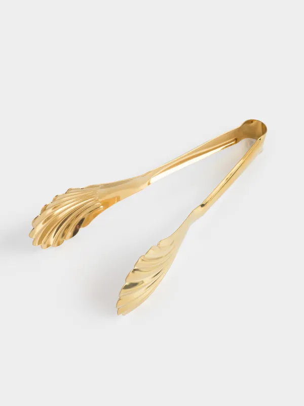 Щипцы кухонные, 23 см, сталь, золотистые, Ракушки, Classic gold, image-3