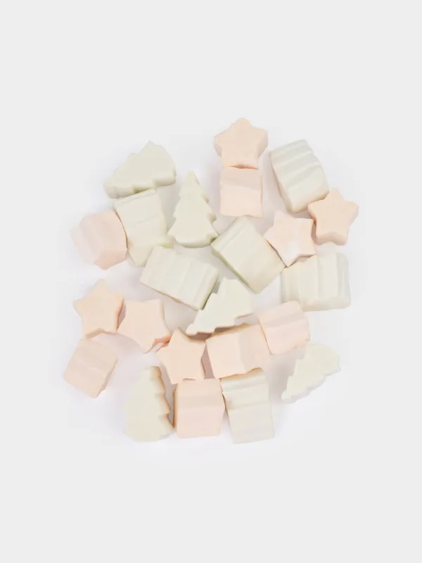 Маршмеллоу, 70 гр, фигурное, Апельсин, Елочки и звезды, Sweet life, image-1