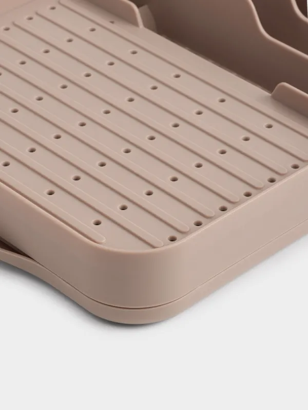 Сушилка для посуды, 44х22 см, пластик, бежевая, Galori, image-1