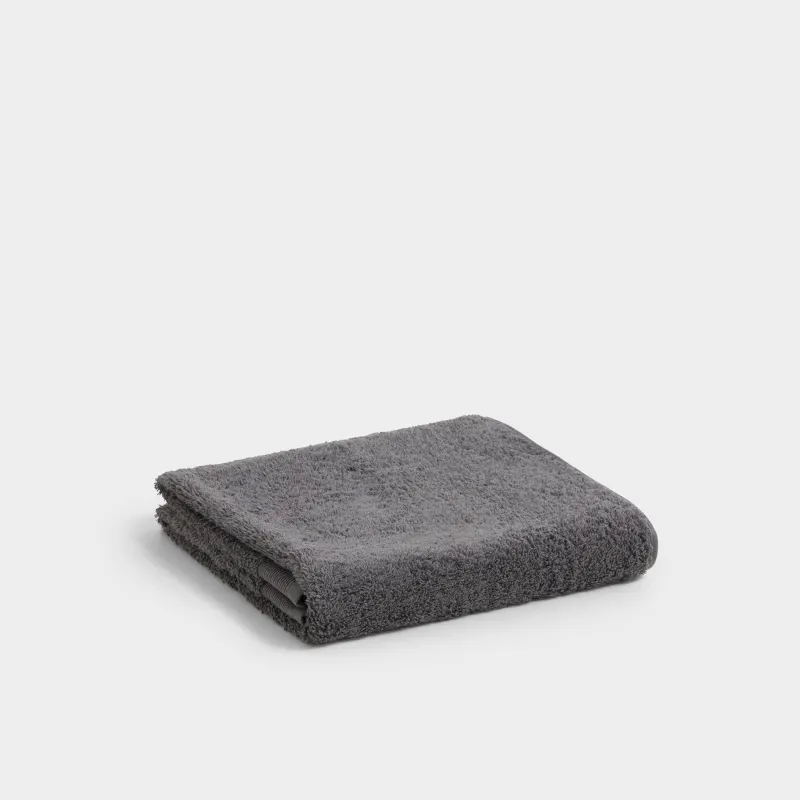 Полотенце, 50х90 см, хлопок, темно-серое, Gentle cotton