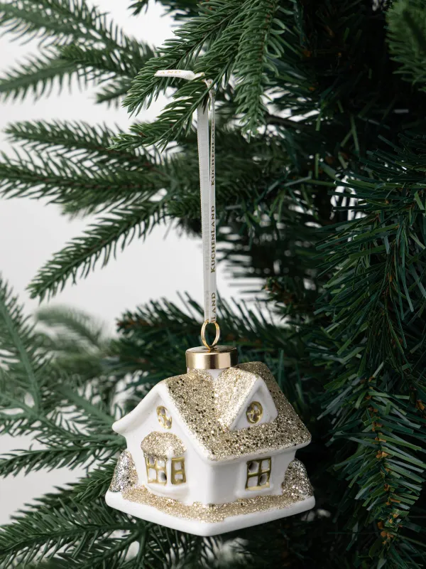 Игрушка елочная, 9 см, с подсветкой, Дом, Figure christmas, image-5