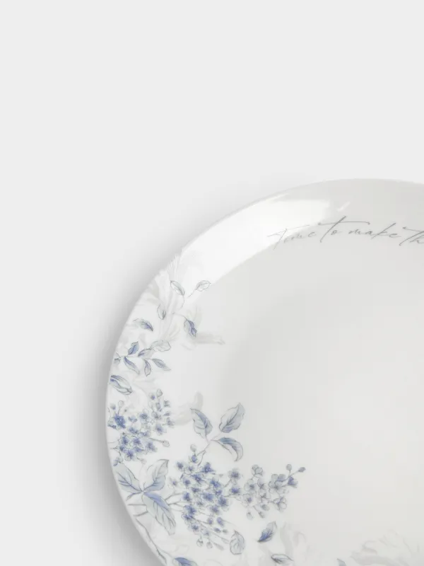 Тарелка закусочная, 23 см, 2 шт, Синие цветы, Blue flower, image-5