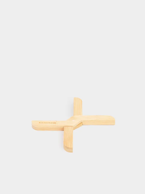 Подставка под горячее, 20 см, складная, Bamboo, image-0
