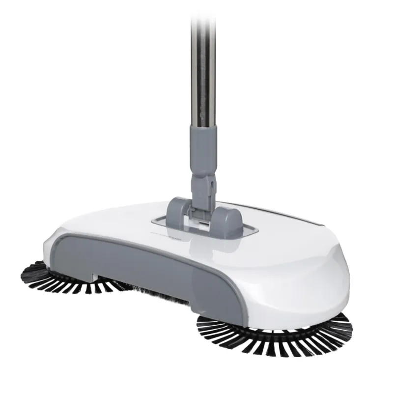 Щетка-сборщик мусора, 115 см, механическая, пластик/сталь, серо-белая, Mop, image-6