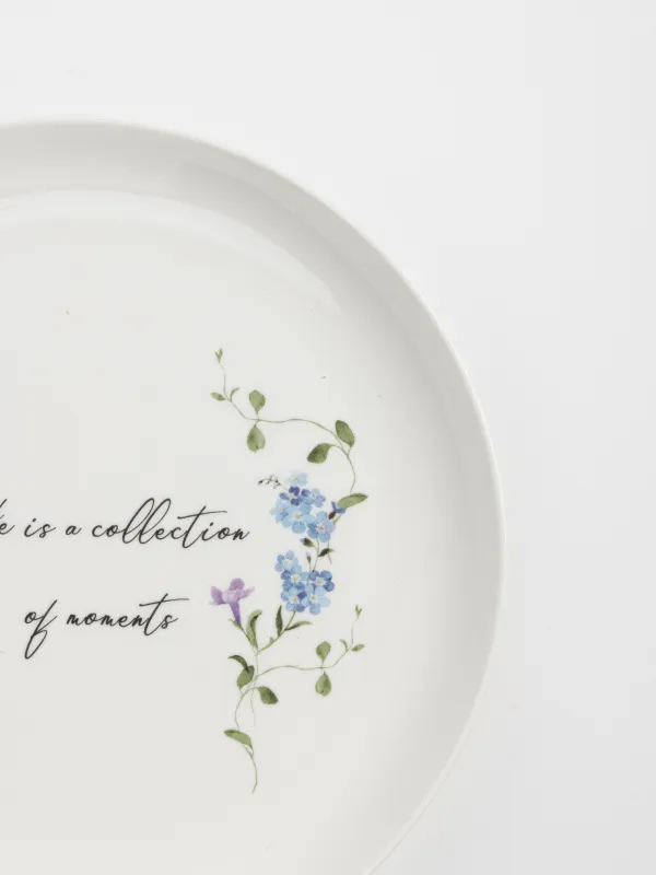 Тарелка закусочная, 21 см, фарфор N, белая, Полевые цветы, Cowslip, image-1