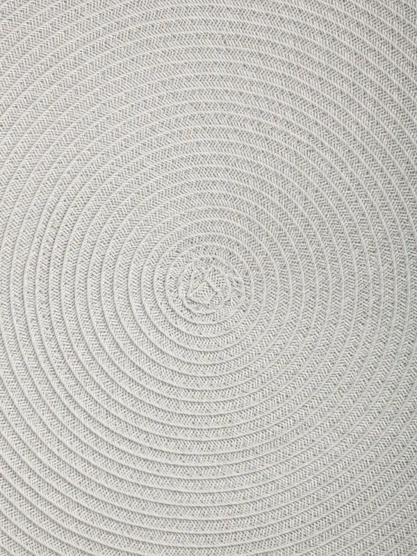 Салфетка под приборы, 38 см, полипропилен/ПЭТ, круглая, бежевая, Basic, image-3