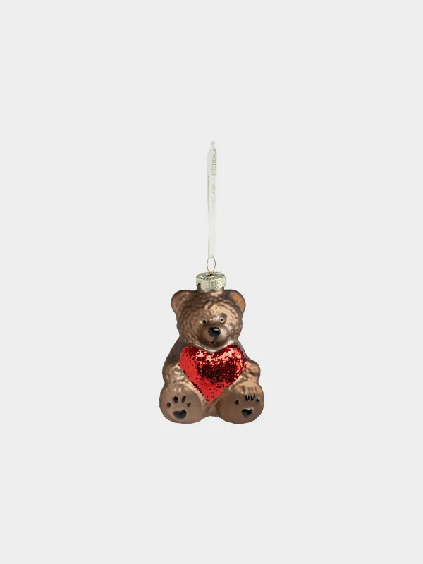 Игрушка елочная, 10 см, Мишка, Figure christmas, image-0