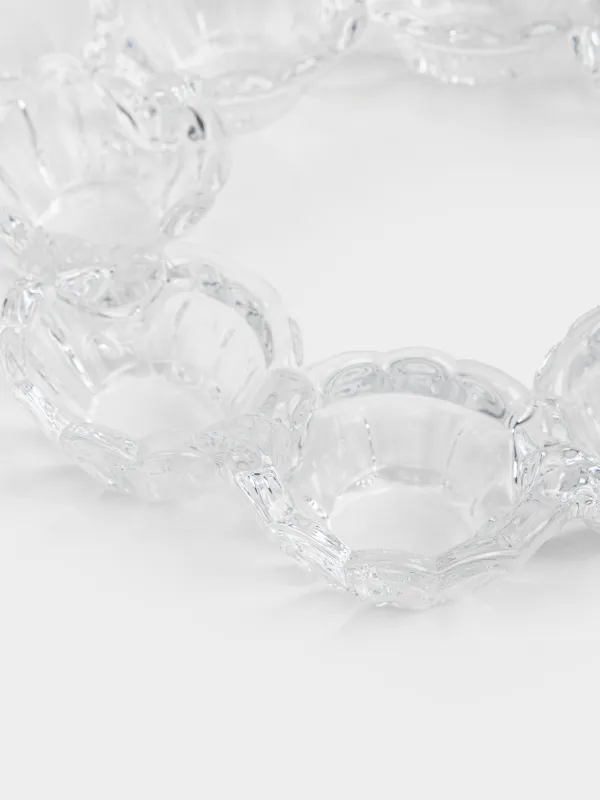 Блюдо пасхальное, 19х3 см, 8 отделений, Цветок, Clear pattern, image-2