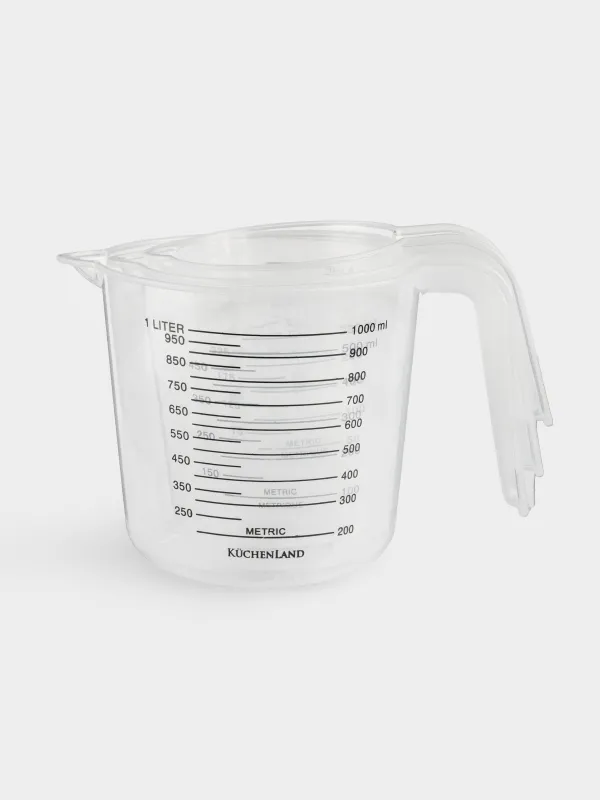 Набор мерных емкостей, 3 шт, пластик, Bakery, image-0