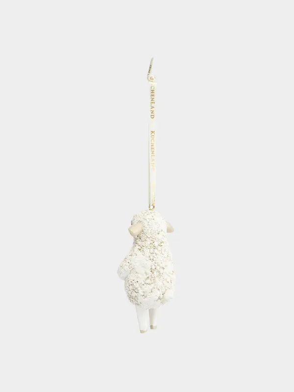 Набор елочных игрушек, 9 см, 2 шт, Овцы с елкой и подарком, Figure christmas, image-2