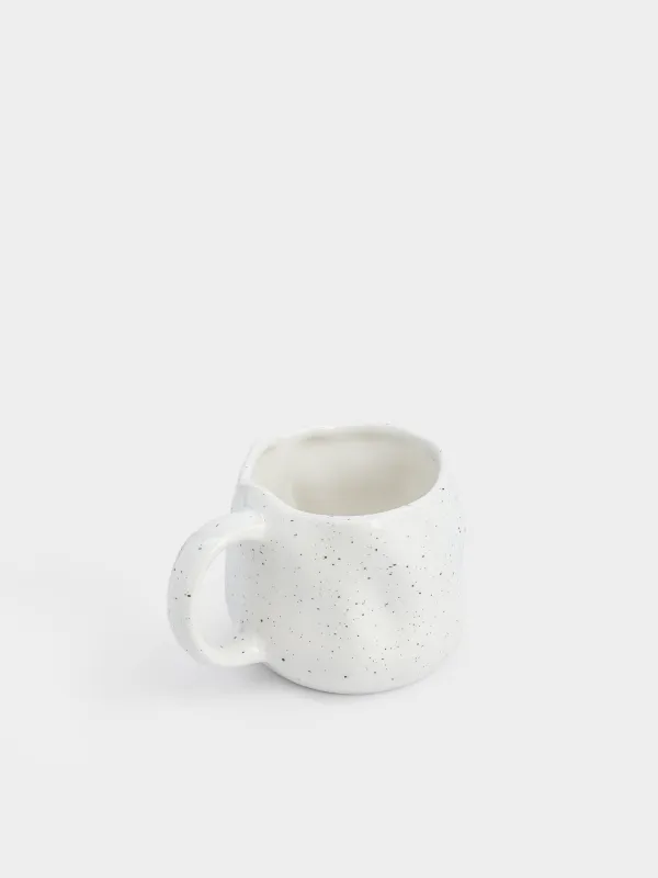 Кружка, в крапинку, молочная, Crumple speckled, image-1