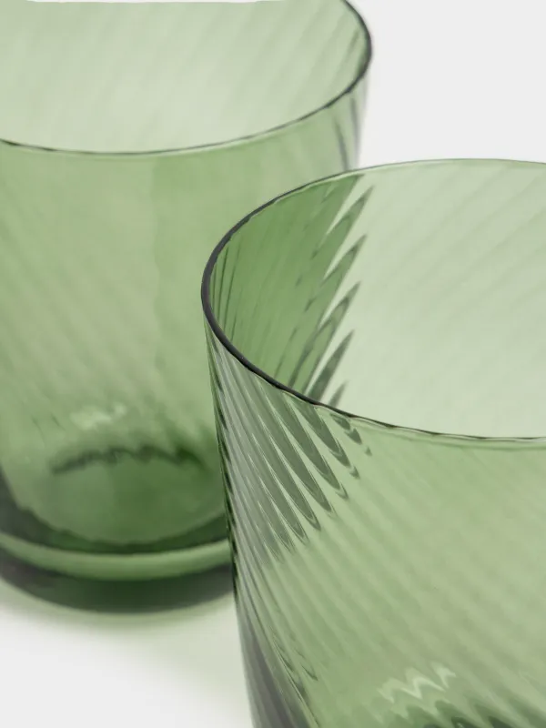 Стакан, 11 см, 400 мл, 2 шт, стекло, зеленый, Molinella, image-3
