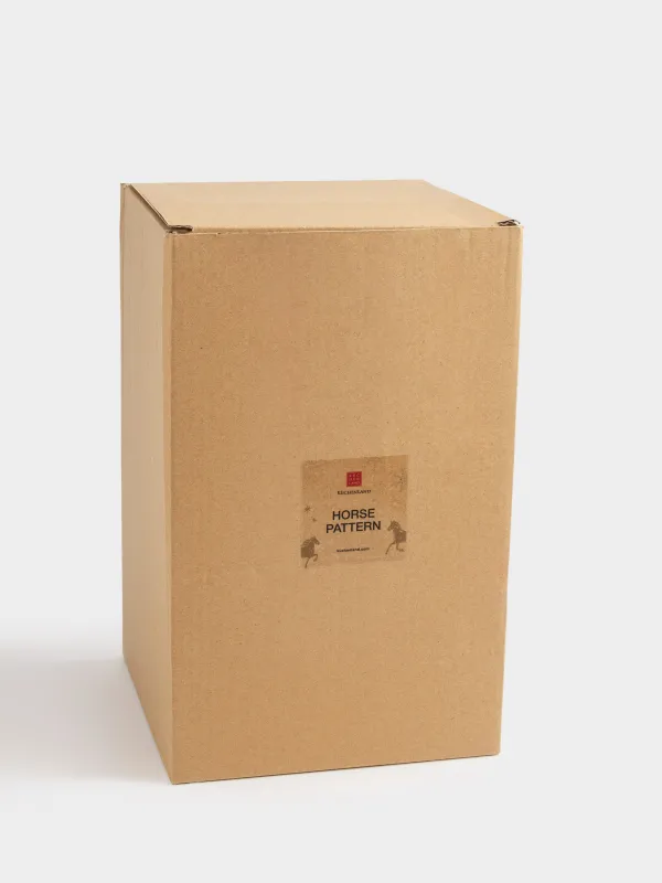 Ваза для цветов, 24 см, керамика, Horse pattern, image-5