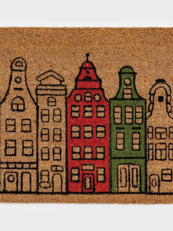 Коврик придверный, 40х60 см, Домики, House built, image-1