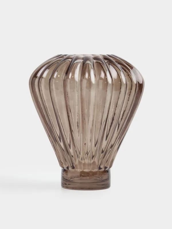 Ваза для цветов, 27 см, стекло, Ribedic, image-1