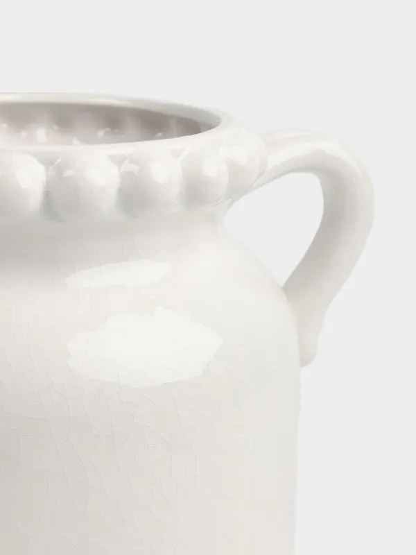 Ваза для цветов, 21 см, с ручками, Кракелюр, Antic, image-2