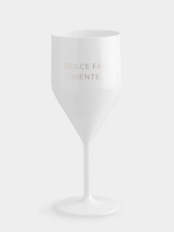 Бокал для вина, 400 мл, пластик, белый, Dolce far niente, Course, image-0