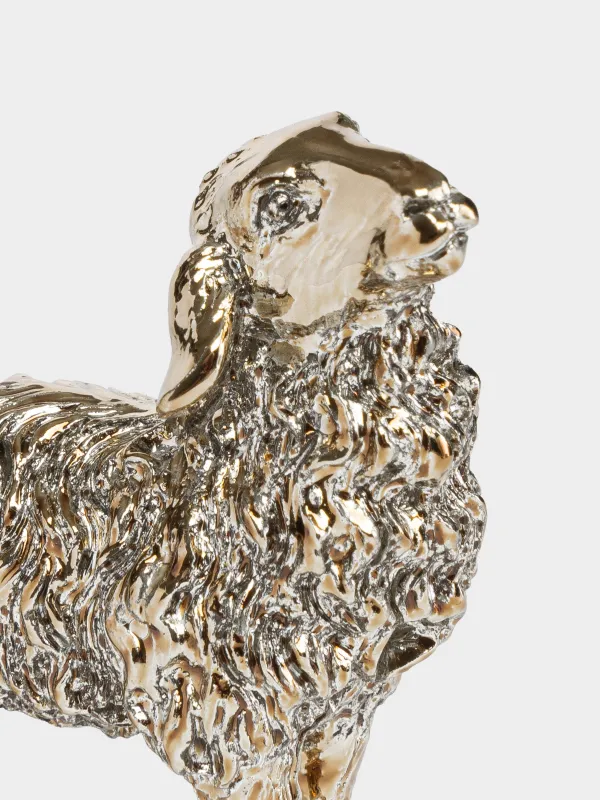 Статуэтка, 6 см, Овечка, Sheep gold, image-2