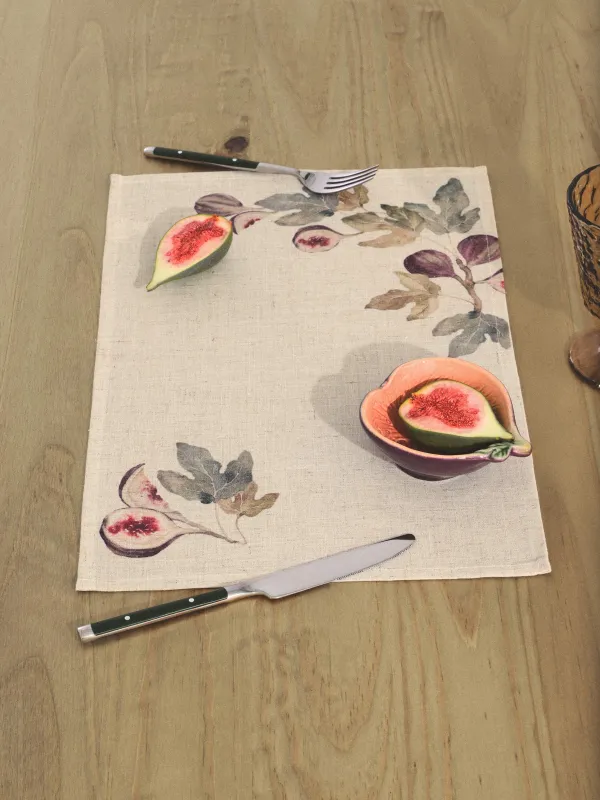 Салфетка под приборы, 30х45 см, Инжиры на ветках, Fruits garden, image-5