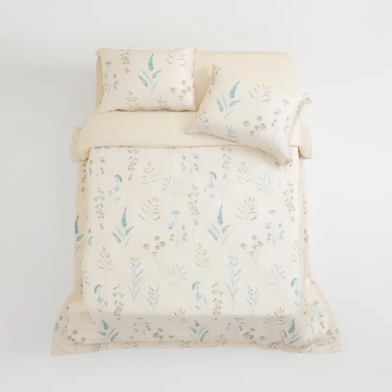 КПБ евро, молочный, Tencel