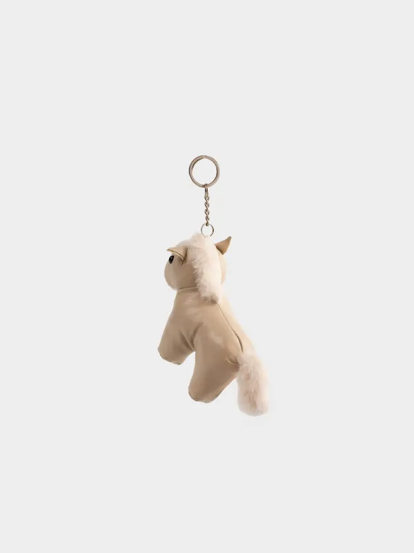 Брелок, 12 см, полиуретан/металл, бежевый, Лошадь, Keychain toy, image-2