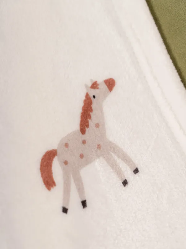 Плед, 90х120 см, детский, фланель, молочный, Ферма, Flannel, image-3