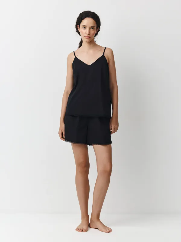 Шорты женские, домашние, с кружевом, Delia, image-1