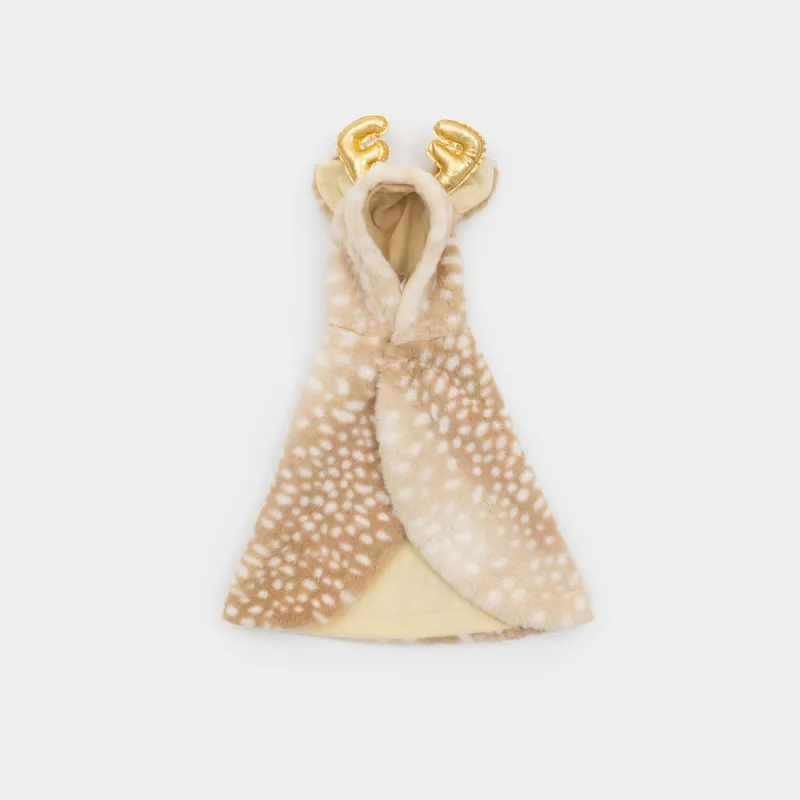 Костюм для животных, 40 см, р. L/XL, карнавальный, полиэстер, коричневый, Олень, Christmas pet