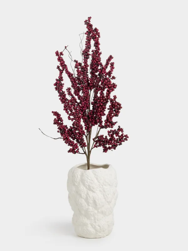 Ваза для цветов, 25 см, в крапинку, Камень, Invictus, image-4