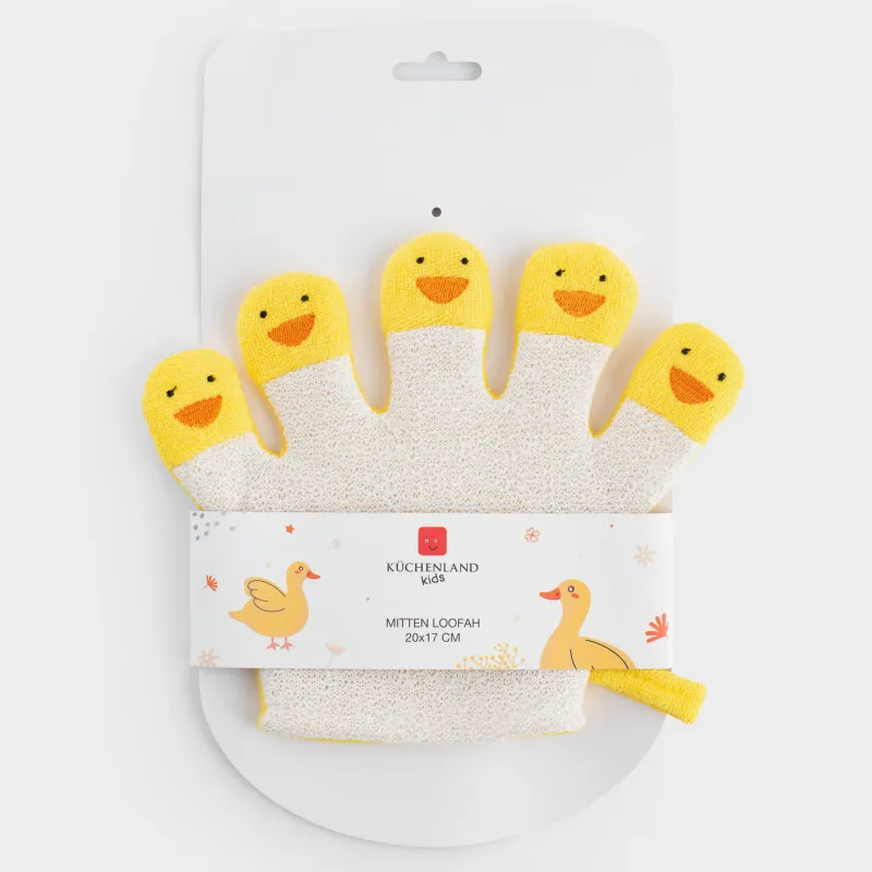 Мочалка-варежка для тела, Утки, Duck yellow, image-5
