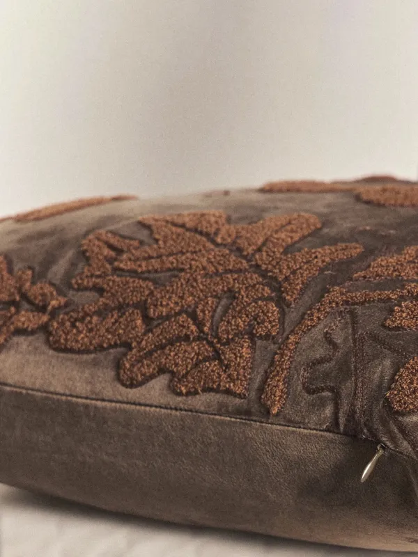 Подушка декоративная, 45х45 см, Желуди, Velvet, image-3