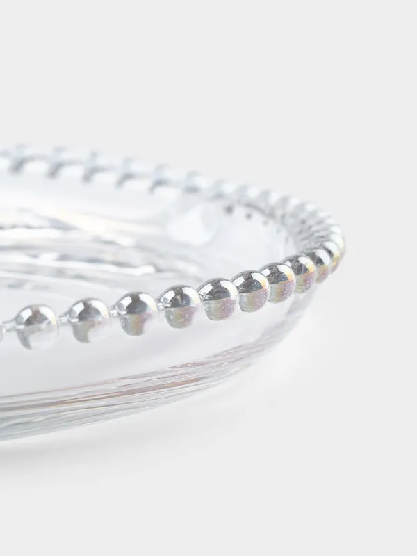 Менажница, 23 см, 3 отд, стекло, круглая, перламутр, Moon, image-5