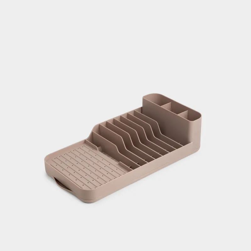 Сушилка для посуды, 44х22 см, пластик, бежевая, Galori