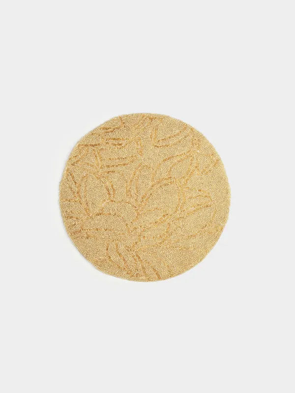 Салфетка под приборы, 36 см, Листья, Art beads, image-0