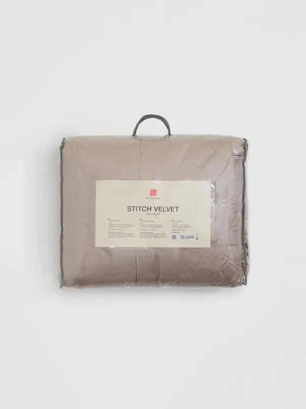 Покрывало, 220х240 см, стеганое, с рюшами, Stitch velvet, image-6