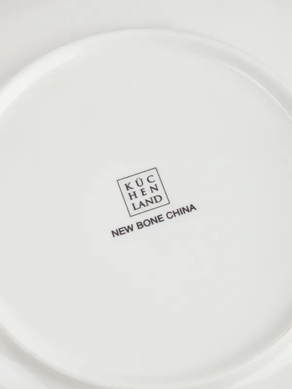 Тарелка обеденная, 27 см, фарфор N, Серые цветы, Watercolor, image-5