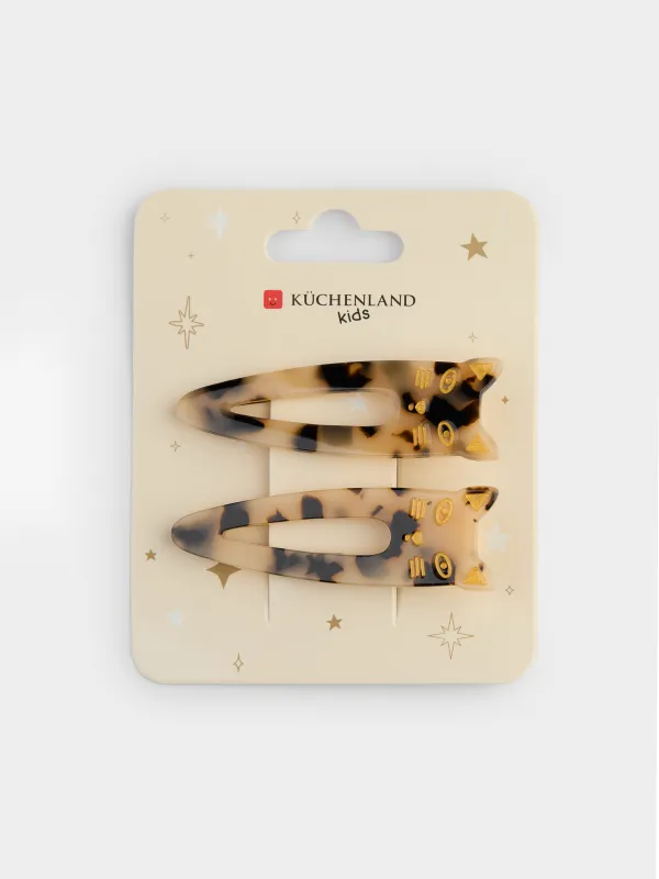 Заколка для волос, акрил/металл, Cat, image-4