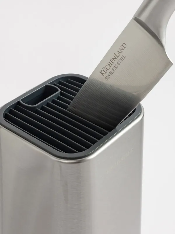 Набор ножей, 6 пр, в подставке, с овощечисткой/ножницами, сталь/пластик, Pascale, image-2