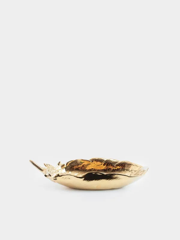 Блюдо декоративное, 36х13 см, Перо, Feather, image-3