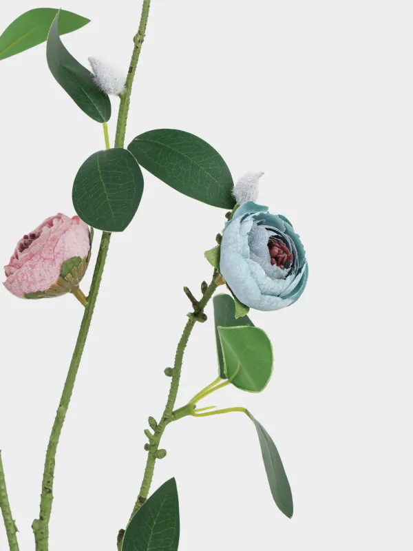 Ветка декоративная, 1 м, пластик/полиэстер, Пионы, Flower garden, image-3