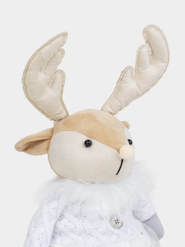 Изделие декоративное, 53/85 см, раздвижное, полиэстер, бежево-серебристое, Лань, Cute, image-2