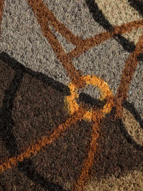 Коврик придверный, 40х60 см, кокос/ПВХ, прямоугольный, серый, Конь, Home horse, image-2